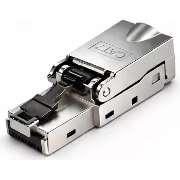 DSIT S/FTP CAT7 szerszám nélküli RJ45 dugó sodrott kábelhez