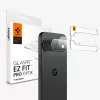 Spigen Optik Pro Glas.tR EZ Fit kameravédő 2 darabos csomag Google Pixel 11-hez átlátszó