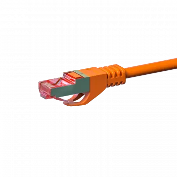 DSIT CAT 6 S/FTP LSOH hálózati patch kábel, 1 m, narancssárga