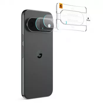 Spigen Optik Pro Glas.tR EZ Fit kameravédő 2 darabos csomag Google Pixel 11 Pro-hoz - átlátszó