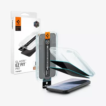 Spigen GLAS.tR EZ Fit Pro AC Privacy képernyővédő fólia 2 darabos csomag Google Pixel 9 Pro XL / 10 Pro XL / 11 Pro XL-hez