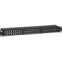 DSIT 19 inch CAT 6a STP patchpanel - 48 port (DS-Patch6a-48STP)