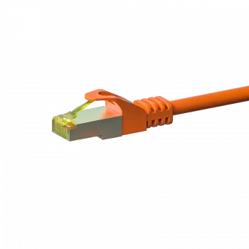 DSIT Cat.7 S/FTP PiMF RJ45 hálózati patchkábel, narancssárga, 15 m