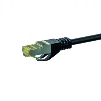 DSIT Cat.7 S/FTP PiMF RJ45 hálózati patchkábel, 30 m, fekete