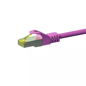 DSIT RJ45 hálózati kábel S/FTP (PiMF) Cat.7 kábel, rózsaszín, 50m (DC-79-500)