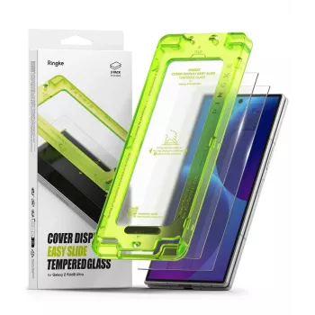 Ringke Cover Display Easy Slide edzett üveg képernyővédő 2 csomag Samsung Galaxy Z Fold 8 készülékhez Ultra Clear