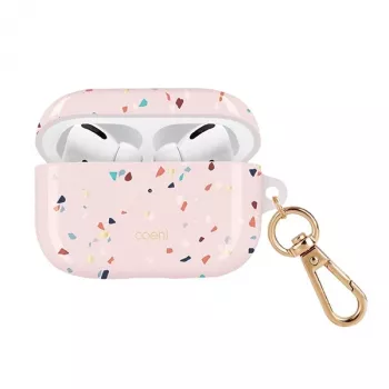 UNIQ Coehl Terrazzo tok Apple AirPods Pro készülékhez – Blush Pink