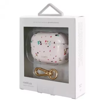 UNIQ Coehl Terrazzo tok Apple AirPods Pro készülékhez – Blush Pink
