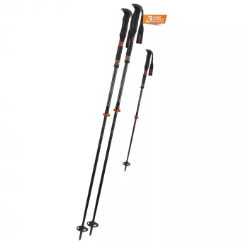 Komperdell Carbon C2 Ultralight sífutóbott - fekete/Narancssárga