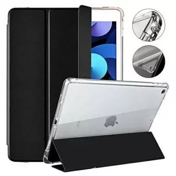 Mercury átlátszó hátlap tok iPad Pro 12.9-hez (2018-2022) & iPad Air 13-hoz (2024-2026) - fekete keret