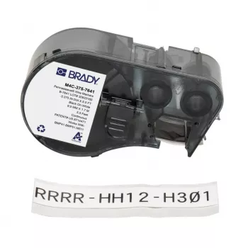 BRADY BMP41/BMP51/BMP53/M511 alacsony profilú poliészter címkék, fehér, 38,1 mm x 38,1 mm, 250 címke/tekercs