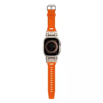SKINARMA Titon szíj Apple Watch Ultra 49mm-hez narancssárga