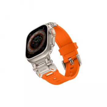SKINARMA Titon szíj Apple Watch Ultra 49mm-hez narancssárga