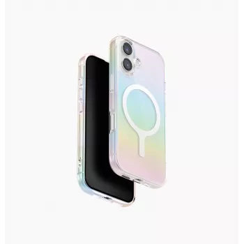 UNIQ Iridescia Magclick töltőtok iPhone 17-hez - Holo Quartz