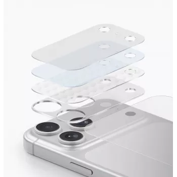 UNIQ Optix Aeroshield+ kameramodul-védő iPhone 17 Pro Max-hoz átlátszó