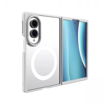 UNIQ Veren AF Magclick töltőtok Samsung Galaxy Z Fold8-hoz, fehér