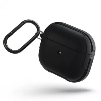 UNIQ Valencia antimikrobiális tok Apple AirPods 3. generációhoz - éjfekete