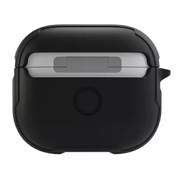 UNIQ Valencia antimikrobiális tok Apple AirPods 3. generációhoz - éjfekete