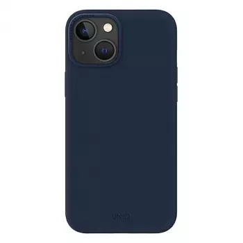 UNIQ Lino Marine Blue tok iPhone 14 Plus / 15 Plus 6,7 inch készülékhez