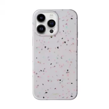 UNIQ Coehl Terrazzo tok iPhone 14 Pro Max készülékhez, homokkő