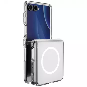 UNIQ LifePro Xtreme Magclick töltőtok Samsung Galaxy Z Flip8 készülékhez - átlátszó