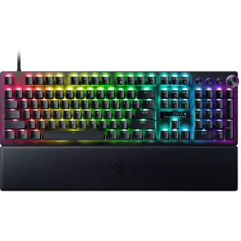 Razer Huntsman V3 Pro vezetékes gamer billentyűzet, nordikus elrendezés, analóg optikai kapcsolók, fekete (RZ03-04970600-R3N1)