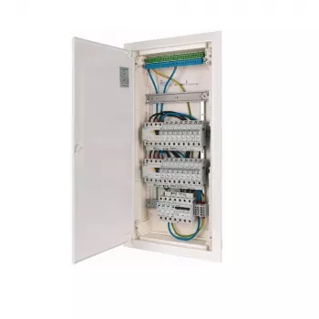 EATON KLV-PW-48-1PXL-1SPD-2PXF-16PLI 4 soros előre szerelt elosztópanel, 48 modul, IP30, fehér