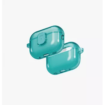 UNIQ Glase Pro Lock Case for AirPods Pro 3, Turquoise
