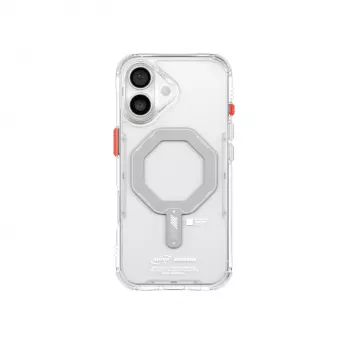 Skinarma Saido mágneses töltőtok iPhone 17-hez - átlátszó