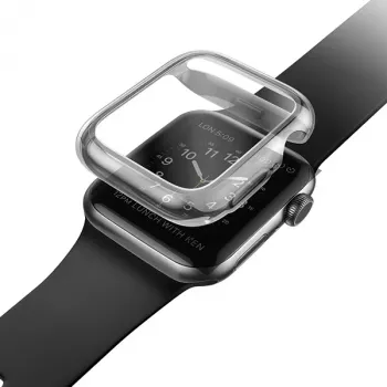 UNIQ Garde védőtok Apple Watch 40mm-hez (Series 4/5/6/SE/SE2/SE3) - füstszürke