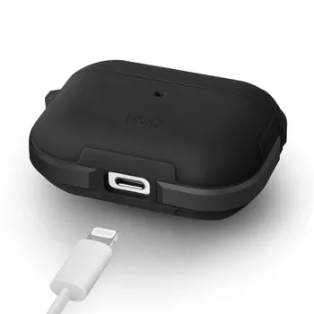 UNIQ Valencia antibakteriális tok AirPods Pro-hoz – éjfekete