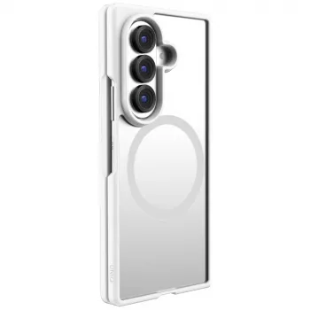 UNIQ Veren AF Magclick töltőtok Samsung Galaxy Z Flip8-hoz, Smoky Frost