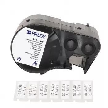 BRADY BMP51/BMP53/M511 FreezerBondz címkék - 25,4 mm x 12,7 mm, fehér, 500 címke