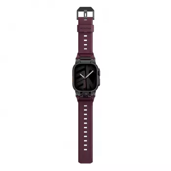 Skinarma Talon szíj Apple Watch Ultra 49mm-hez, bordó