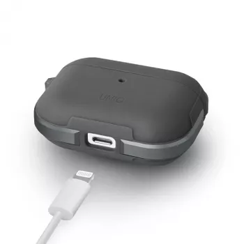 UNIQ Valencia antibakteriális tok AirPods Pro-hoz - Gunmetal szürke