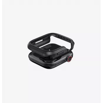 UNIQ Valencia tok Apple Watch 46 mm-hez, Midnight Black Uni001443