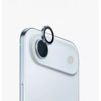 UNIQ Optix alumínium kameravédő felhelyezővel Apple iPhone Air-hez, fekete