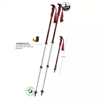 Komperdell Trailmaster Zero Compact túrabotok - Malbec