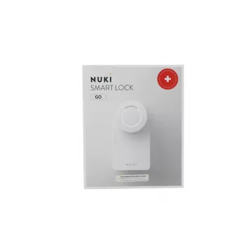 Nuki Smart Lock GO CH henger (5. generáció) - okos ajtózár, Bluetooth 5.0, Thread, Matter-kompatibilis, fekete