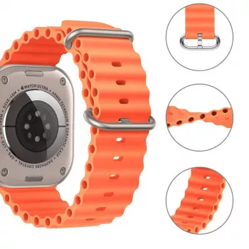 TECH-PROTECT IconBand Pro Apple Watch szíj 42/44/45/49mm narancssárga