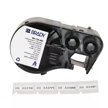 BRADY M4-130-492 R6600 gyanta hőtranszfer szalag BMP41/BMP51/BMP53/M511-hez, fekete, 45,72 mm x 22,86 m