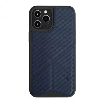 UNIQ Transforma folio tok iPhone 12 Pro Max-hoz - elektromos kék
