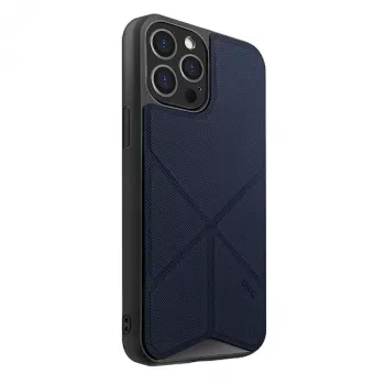 UNIQ Transforma folio tok iPhone 12 Pro Max-hoz - elektromos kék