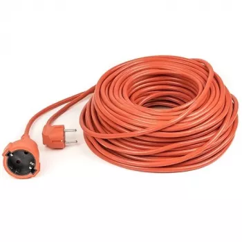 POWER PLANT, LLC 40m nehéz üzemű hosszabbítókábel 1 Schuko aljzattal, 3x2,5mm² gumikábel, IP44, 16A, 230V, fekete