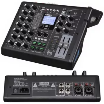 DNA PROFESSIONAL DNA MIX-EFF 4 analóg audiomixer 4 csatornával és USB-vel