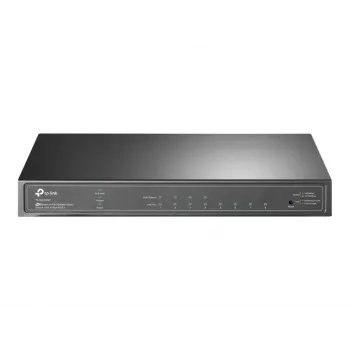 TP-Link Omada SG2008P 10 portos Gigabit Smart PoE+ switch, 4× PoE+ 62W, 2× SFP, Cloud SDN, ventilátor nélküli, V3.3