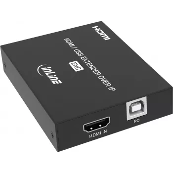 InLine® KVM hosszabbító IP-n keresztül, HDMI Full HD, 150m, adó (TX)