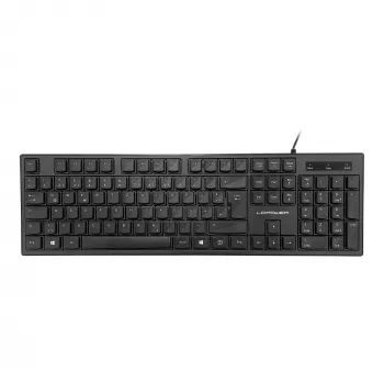 LC-Power LC-KEY-903DE irodai billentyűzet, USB, fekete, német kiosztás