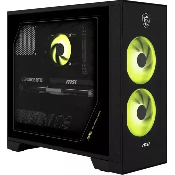 MSI MAG Infinite Z 8B 9NVPR7-051AT gamer asztali PC, AMD Ryzen 7 9700X, 16GB DDR5, 1TB NVMe SSD, NVIDIA GeForce RTX 5070, Windows 11 Home, fekete