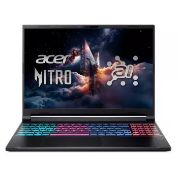 Acer Nitro V 16S AI gamer laptop - Ryzen AI 7 260, 16GB RAM, 1TB SSD, NVIDIA GeForce RTX 5050, 16 inch WQXGA 165Hz, operációs rendszer nélkül
